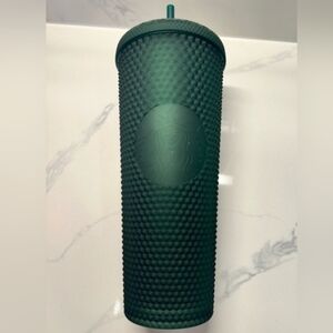 Starbucks Matte Green Studded Tumbler with Straw